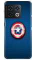 Captain America Shield Case for OnePlus 10 Pro 5G (Design No. 222)