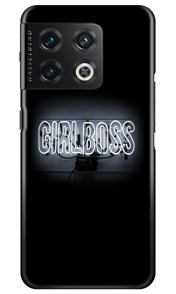 Girl Boss Black Case for OnePlus 10 Pro 5G (Design No. 237)