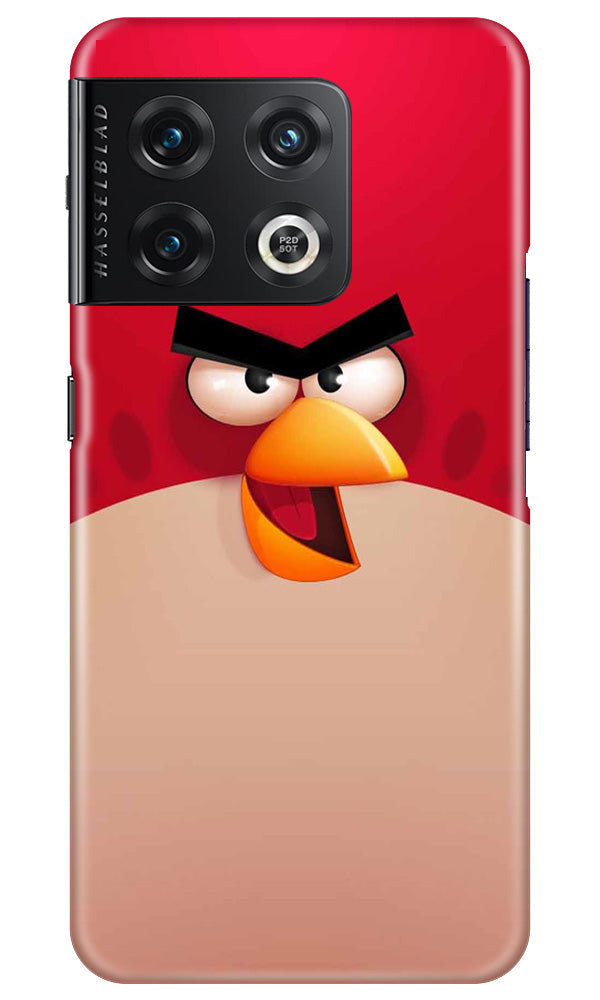 Angry Bird Red Mobile Back Case for OnePlus 10 Pro 5G (Design - 287)