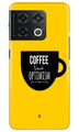 Coffee Optimism Mobile Back Case for OnePlus 10 Pro 5G (Design - 313)