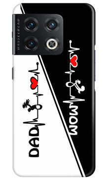 Love Mom Dad Mobile Back Case for OnePlus 10 Pro 5G (Design - 344)