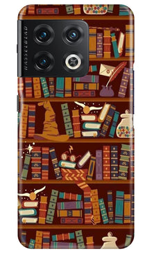 Book Shelf Mobile Back Case for OnePlus 10 Pro 5G (Design - 348)