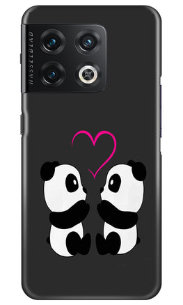 Panda Love Mobile Back Case for OnePlus 10 Pro 5G (Design - 355)