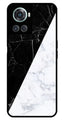 Black White Marble Design Metal Mobile Case for OnePlus 10R