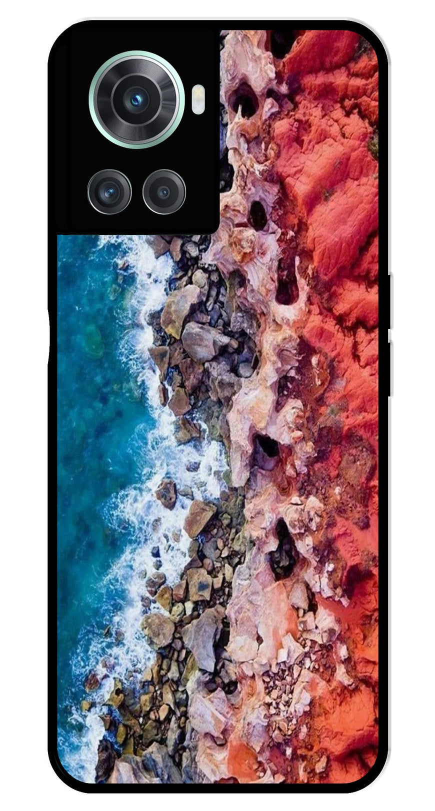 Sea Shore Metal Mobile Case for OnePlus 10R