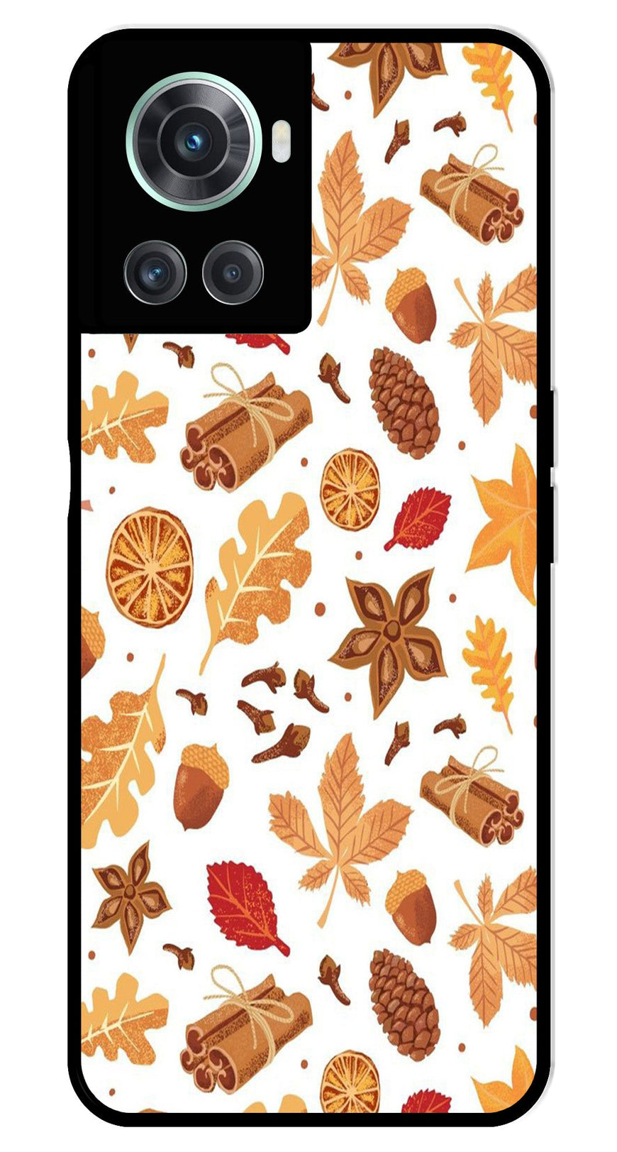 Autumn Leaf Metal Mobile Case for OnePlus 10R