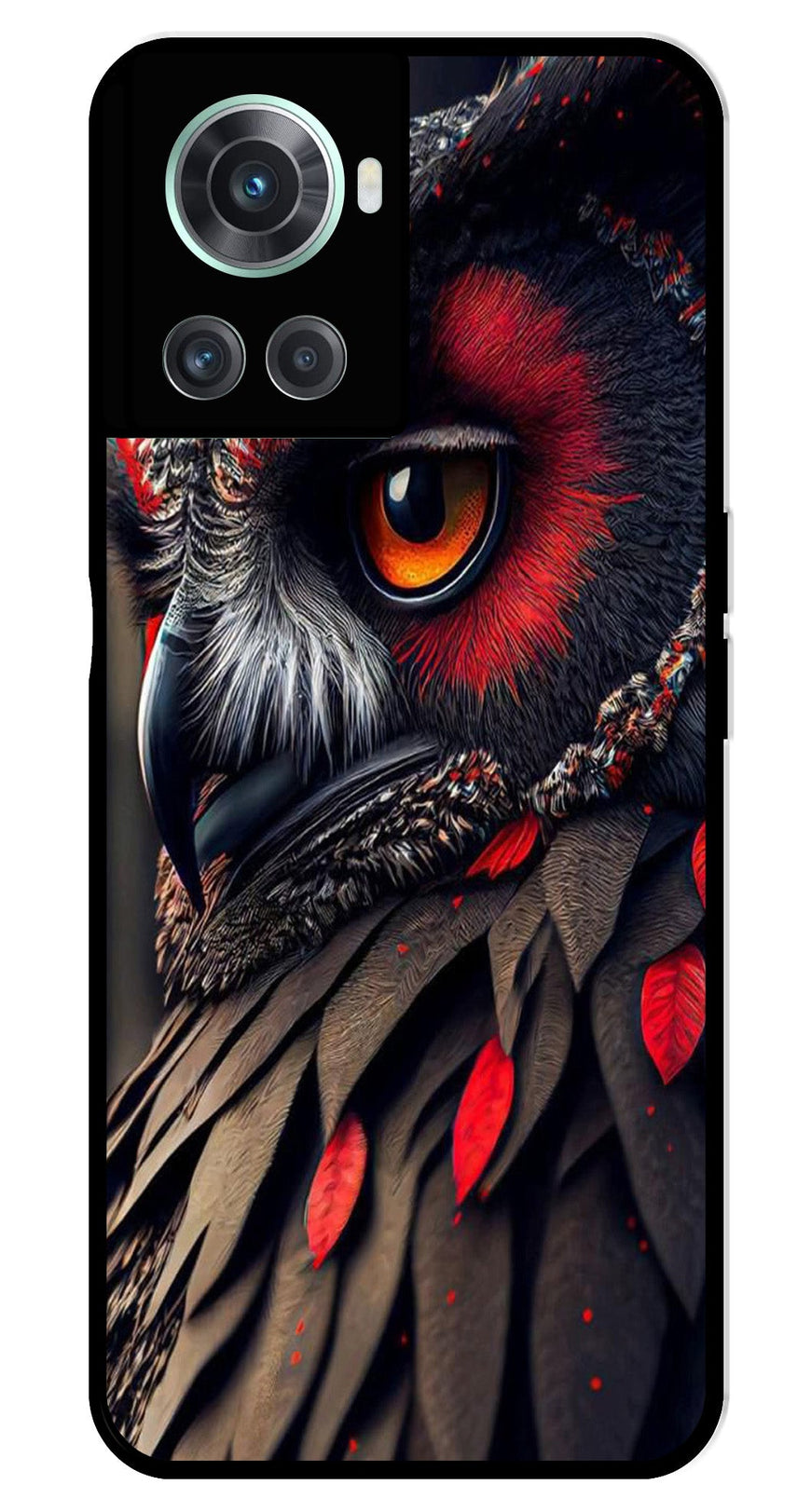 Owl Design Metal Mobile Case for OnePlus 10R