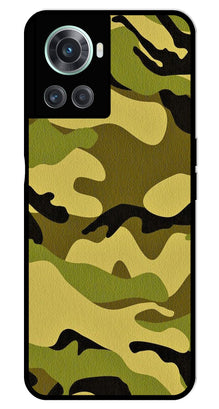 Army Pattern Metal Mobile Case for OnePlus 10R