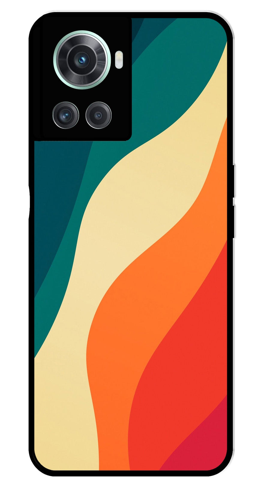 Muted Rainbow Metal Mobile Case for OnePlus 10R