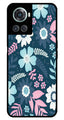 Flower Leaves Design Metal Mobile Case for OnePlus 10R