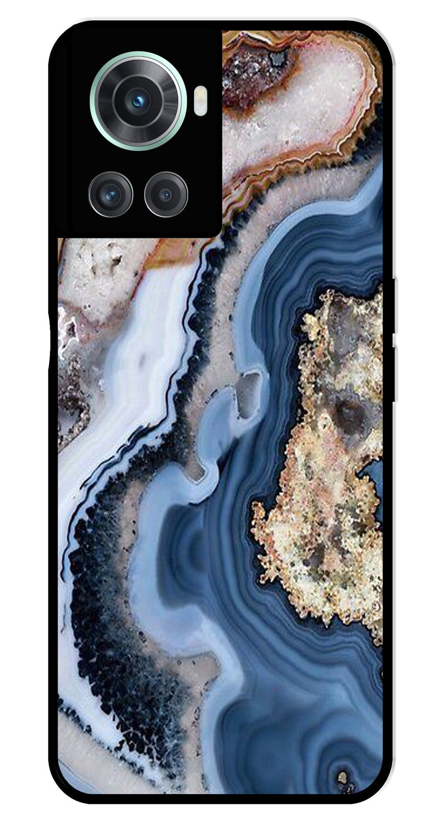 Marble Design Metal Mobile Case for OnePlus 10R