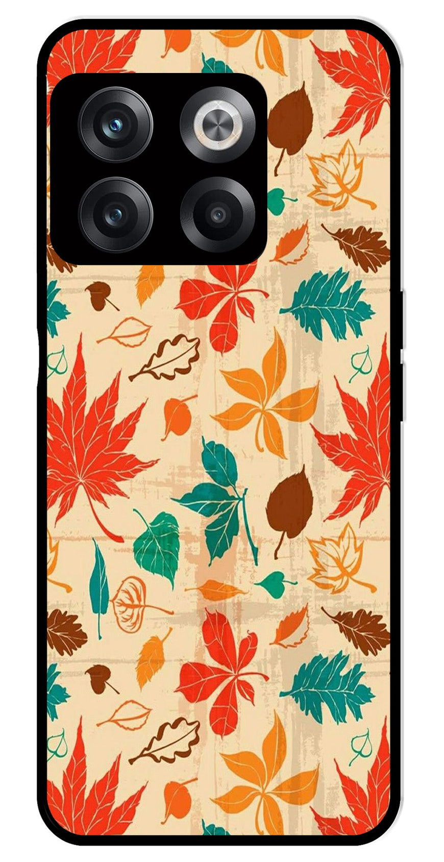 Leafs Design Metal Mobile Case for OnePlus 10T