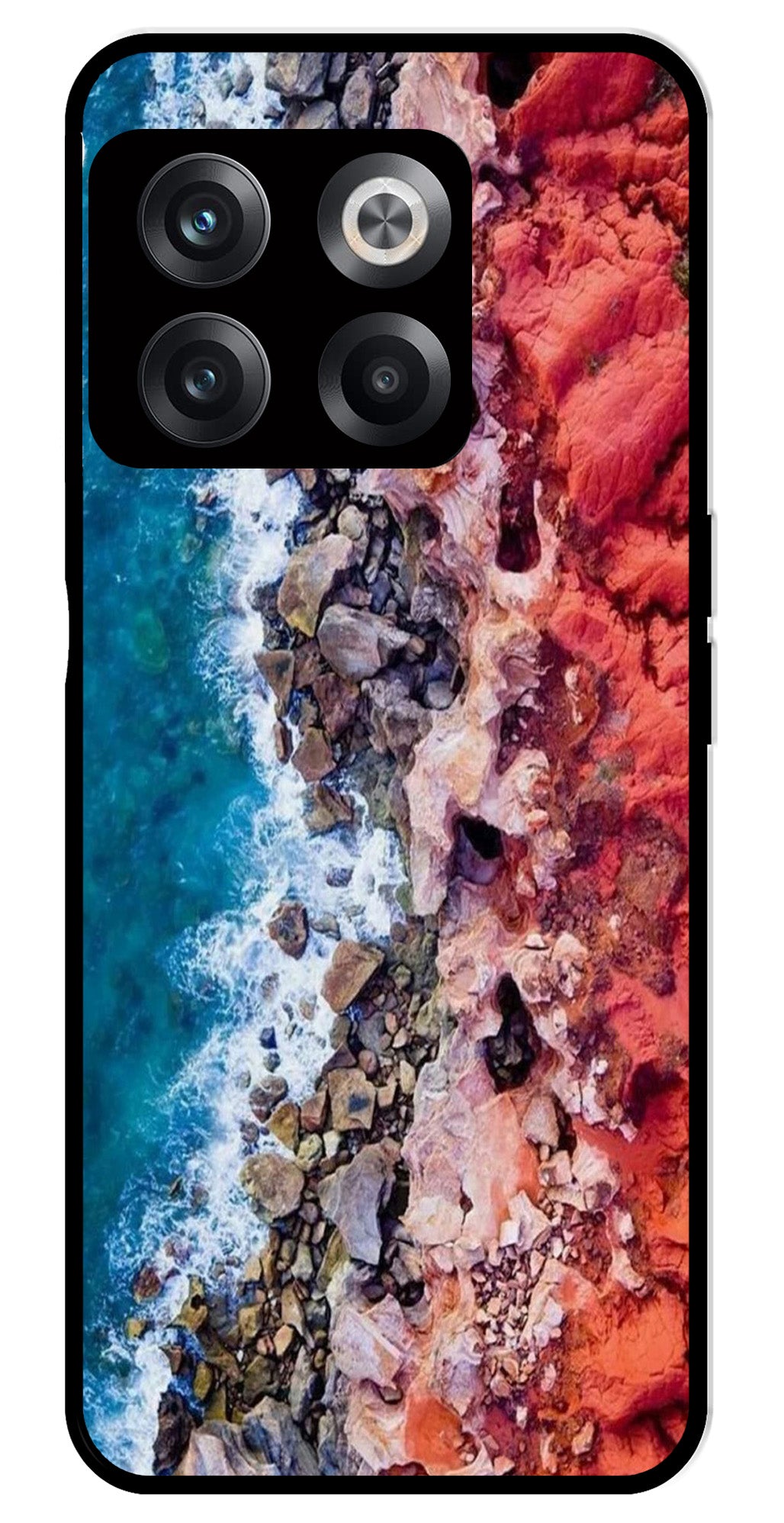 Sea Shore Metal Mobile Case for OnePlus 10T