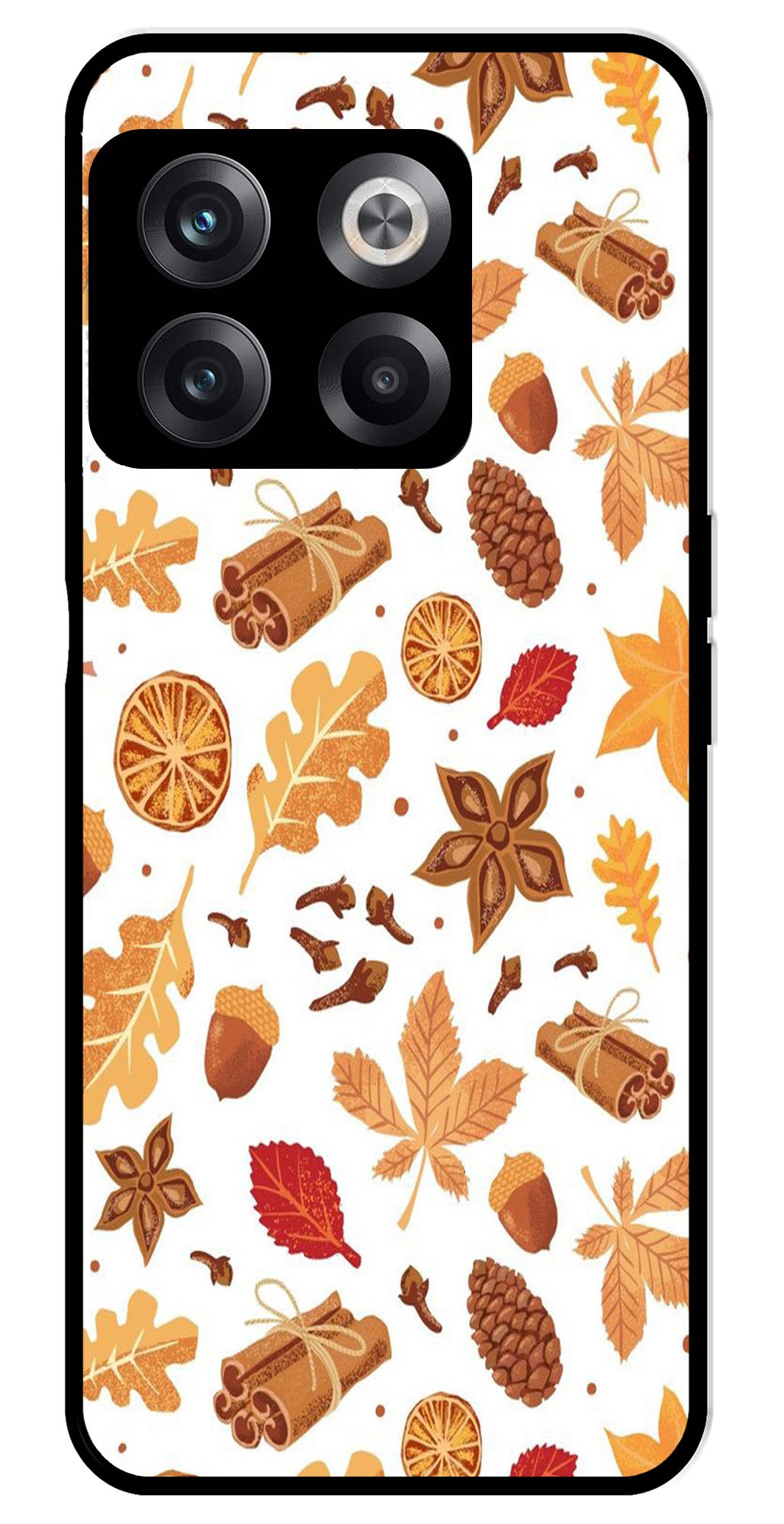 Autumn Leaf Metal Mobile Case for OnePlus 10T