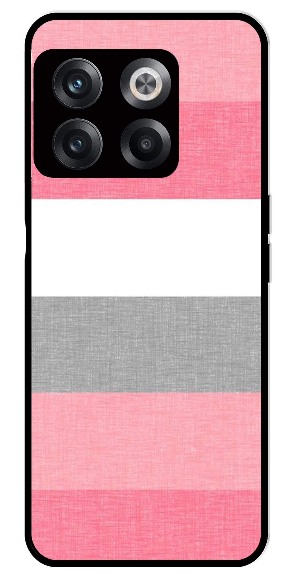 Pink Pattern Metal Mobile Case for OnePlus 10T