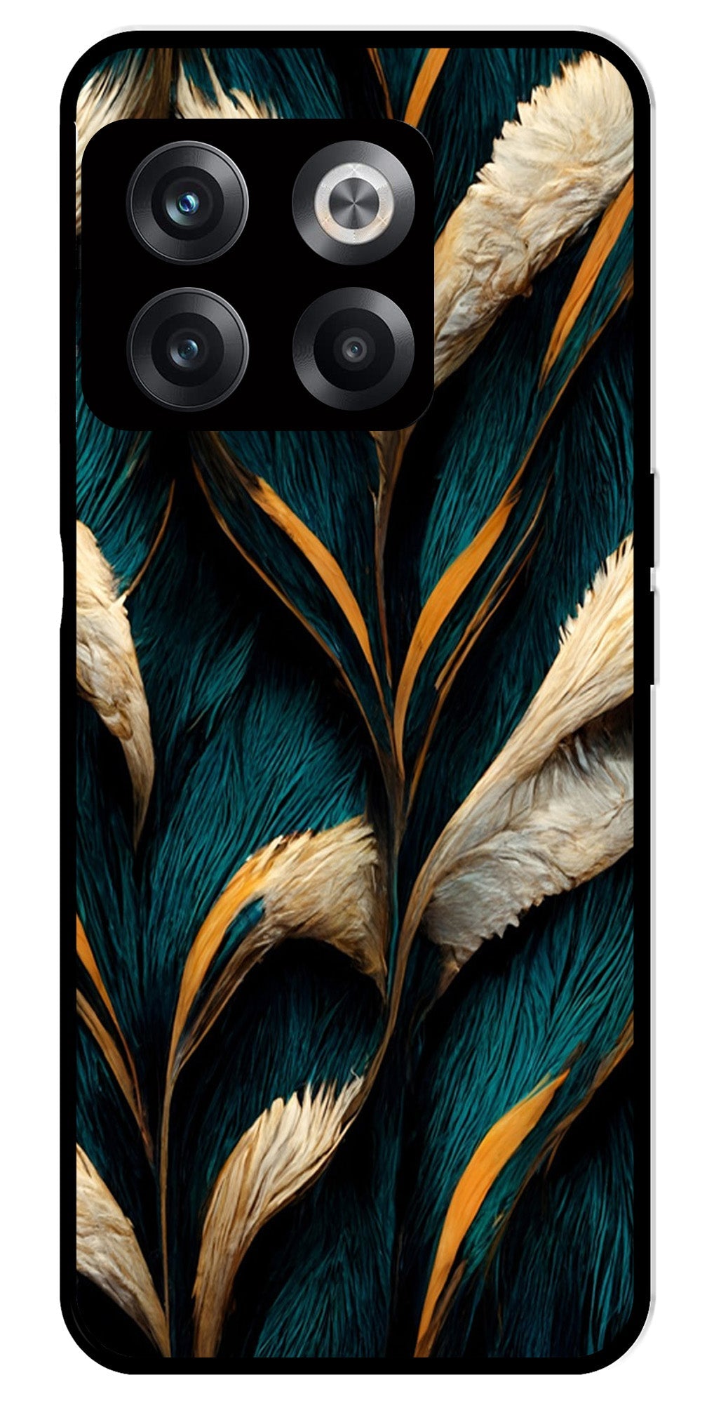 Feathers Metal Mobile Case for OnePlus 10T