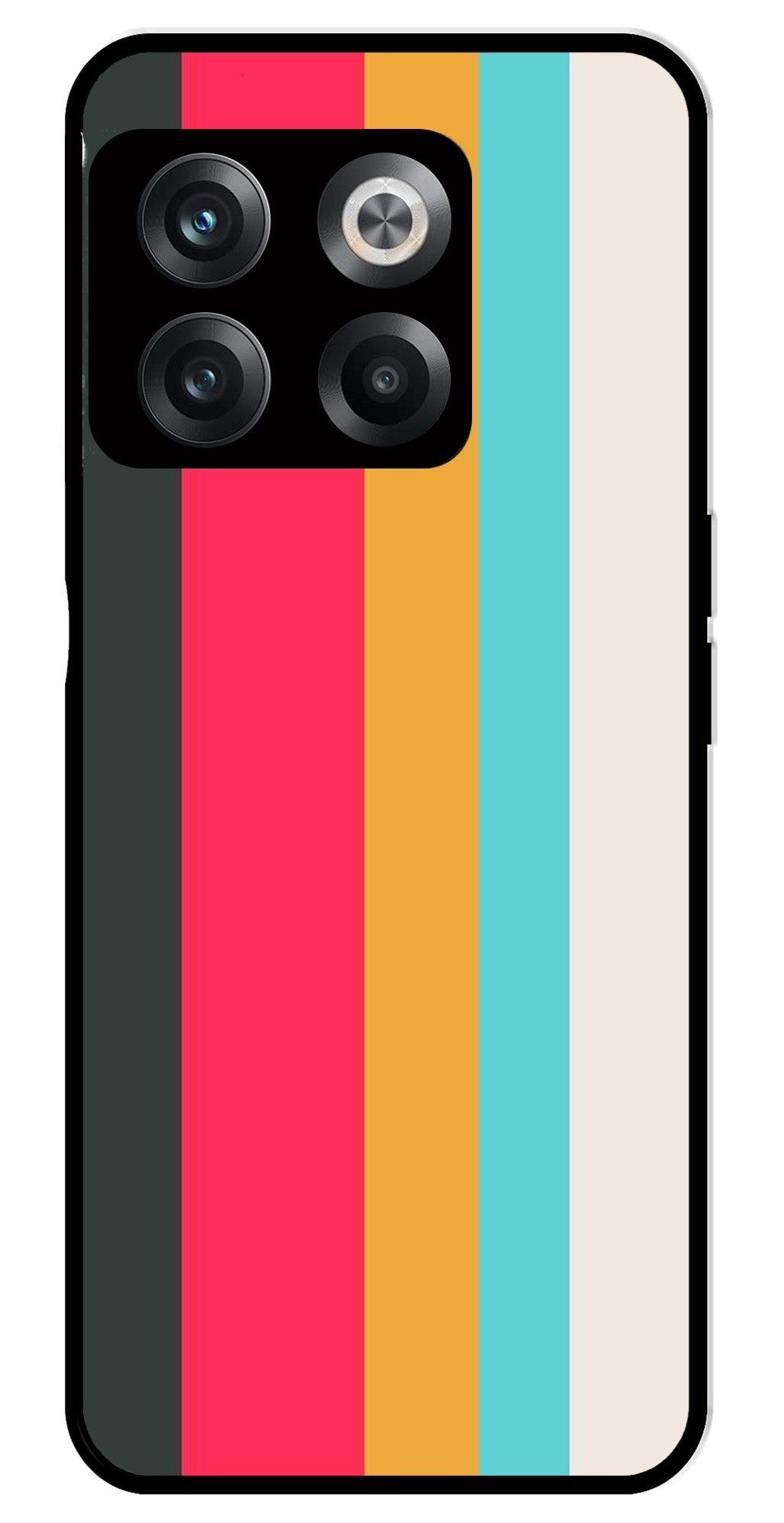 Muted Rainbow Metal Mobile Case for OnePlus 10T
