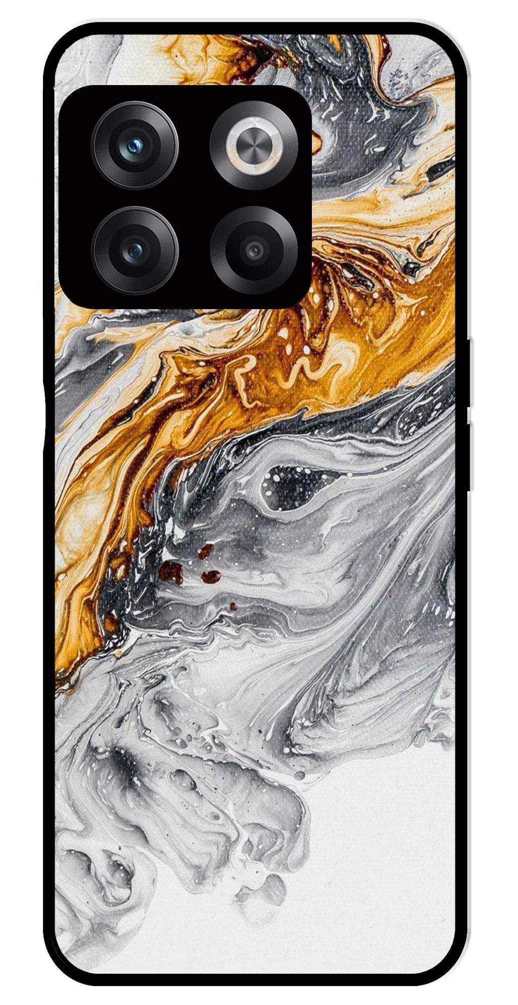 Marble Pattern Metal Mobile Case for OnePlus 10T