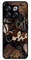 Coffee Pattern Metal Mobile Case for OnePlus 10T