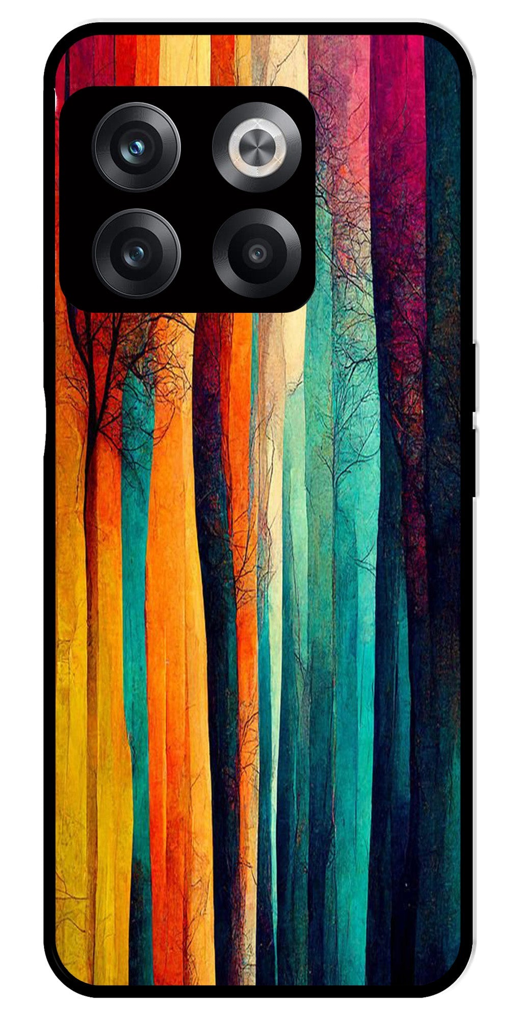 Modern Art Colorful Metal Mobile Case for OnePlus 10T
