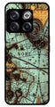 Map Design Metal Mobile Case for OnePlus 10T
