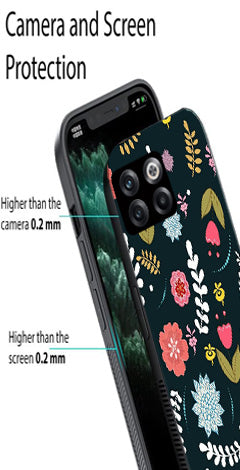 Floral Pattern2 Metal Mobile Case for OnePlus 10T