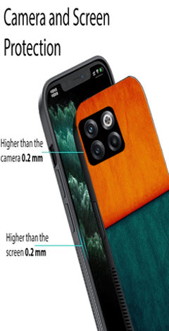 Orange Green Pattern Metal Mobile Case for OnePlus 10T