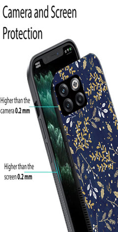 Floral Pattern  Metal Mobile Case for OnePlus 10T