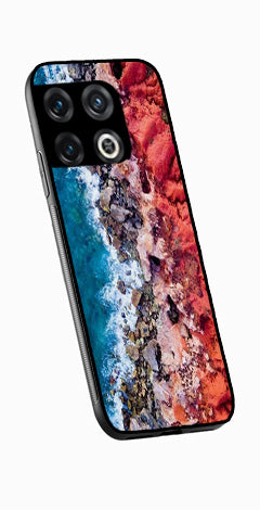 Sea Shore Metal Mobile Case for OnePlus 10T   (Design No -18)