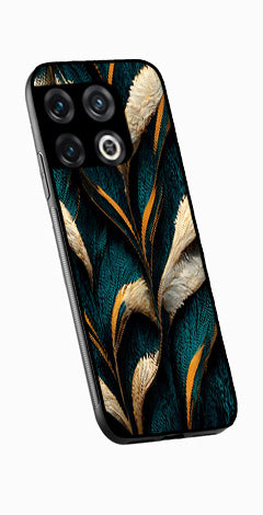 Feathers Metal Mobile Case for OnePlus 10T   (Design No -30)