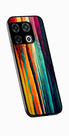 Modern Art Colorful Metal Mobile Case for OnePlus 10T   (Design No -47)