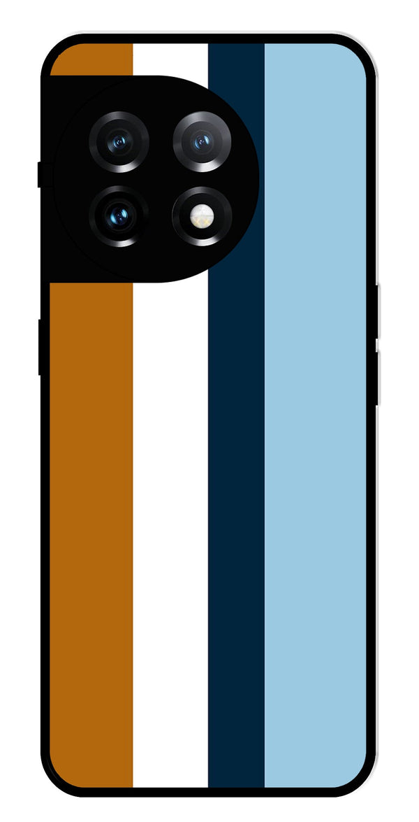 MultiColor Pattern Metal Mobile Case for OnePlus 11R 5G Metal Case