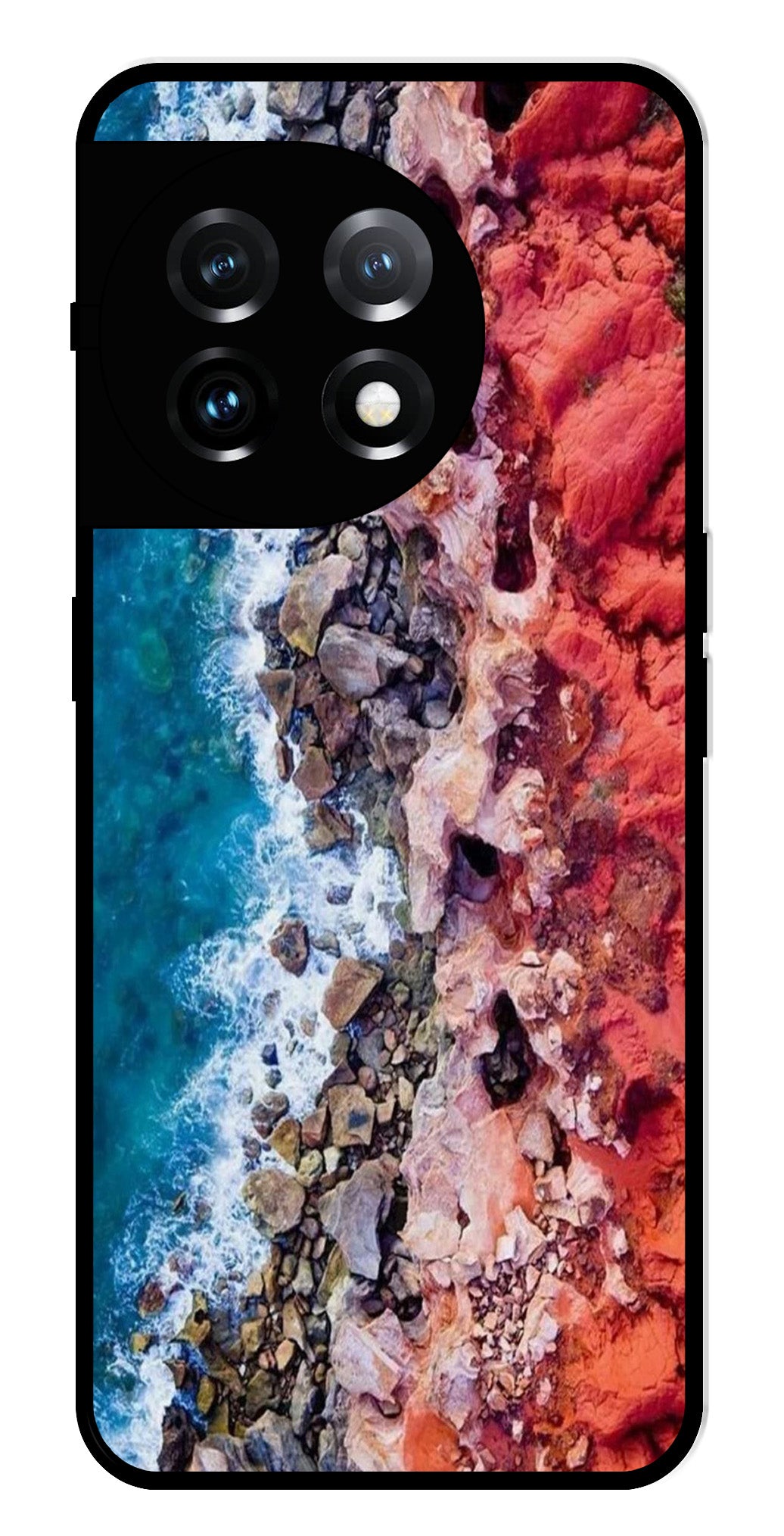 Sea Shore Metal Mobile Case for OnePlus 11R 5G Metal Case