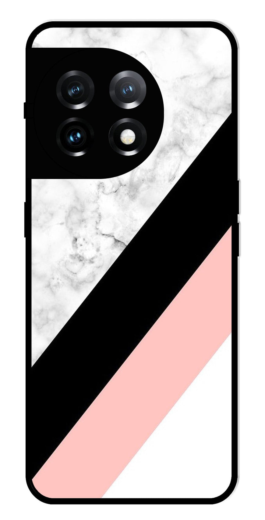 Marble Design Metal Mobile Case for OnePlus 11R 5G Metal Case