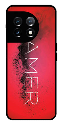 Gamer Pattern Metal Mobile Case for OnePlus 11R 5G Metal Case