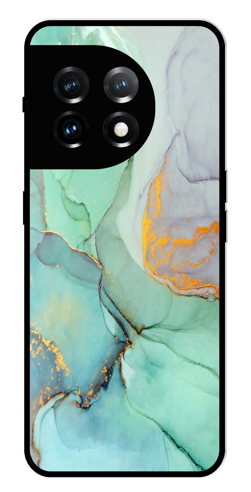 Marble Design Metal Mobile Case for OnePlus 11 5G Metal Case
