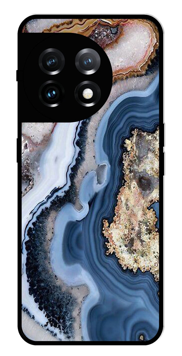 Marble Design Metal Mobile Case for OnePlus 11R 5G Metal Case