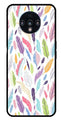 Colorful Feathers Metal Mobile Case for OnePlus 7T