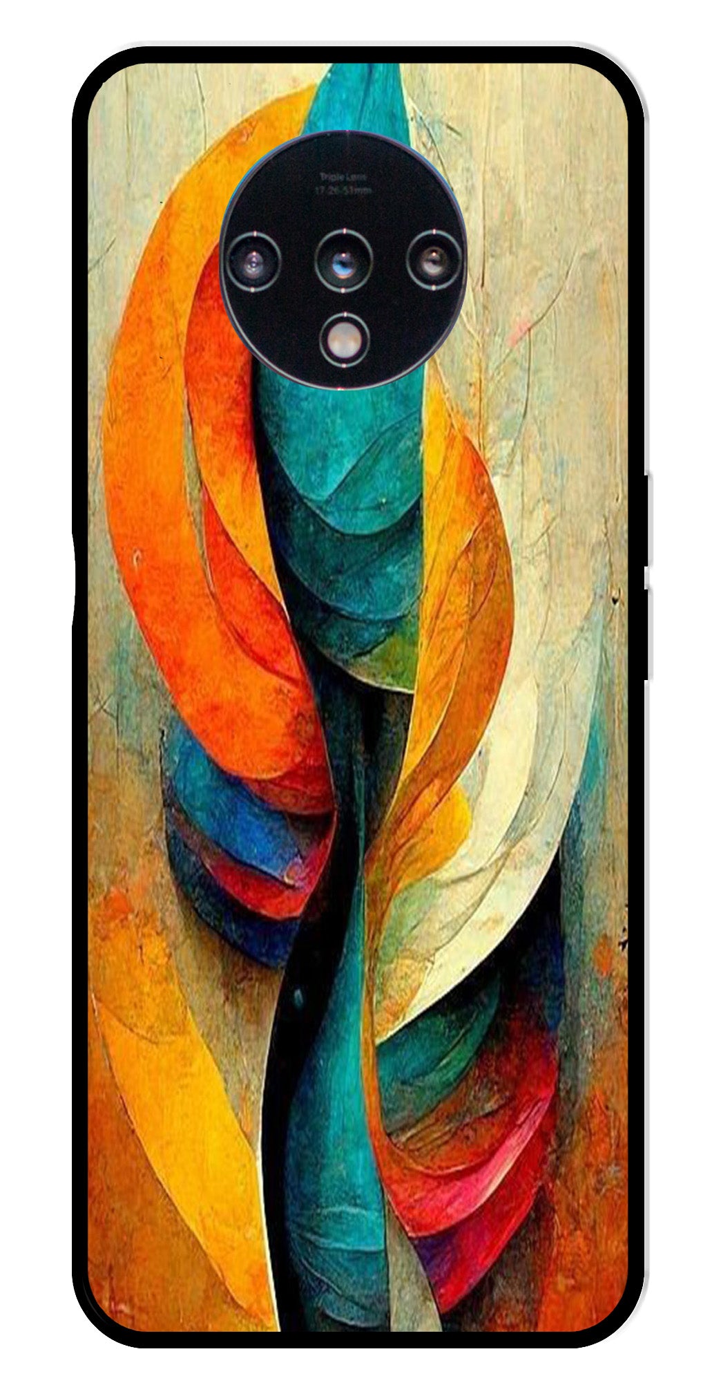 Modern Art Metal Mobile Case for OnePlus 7T