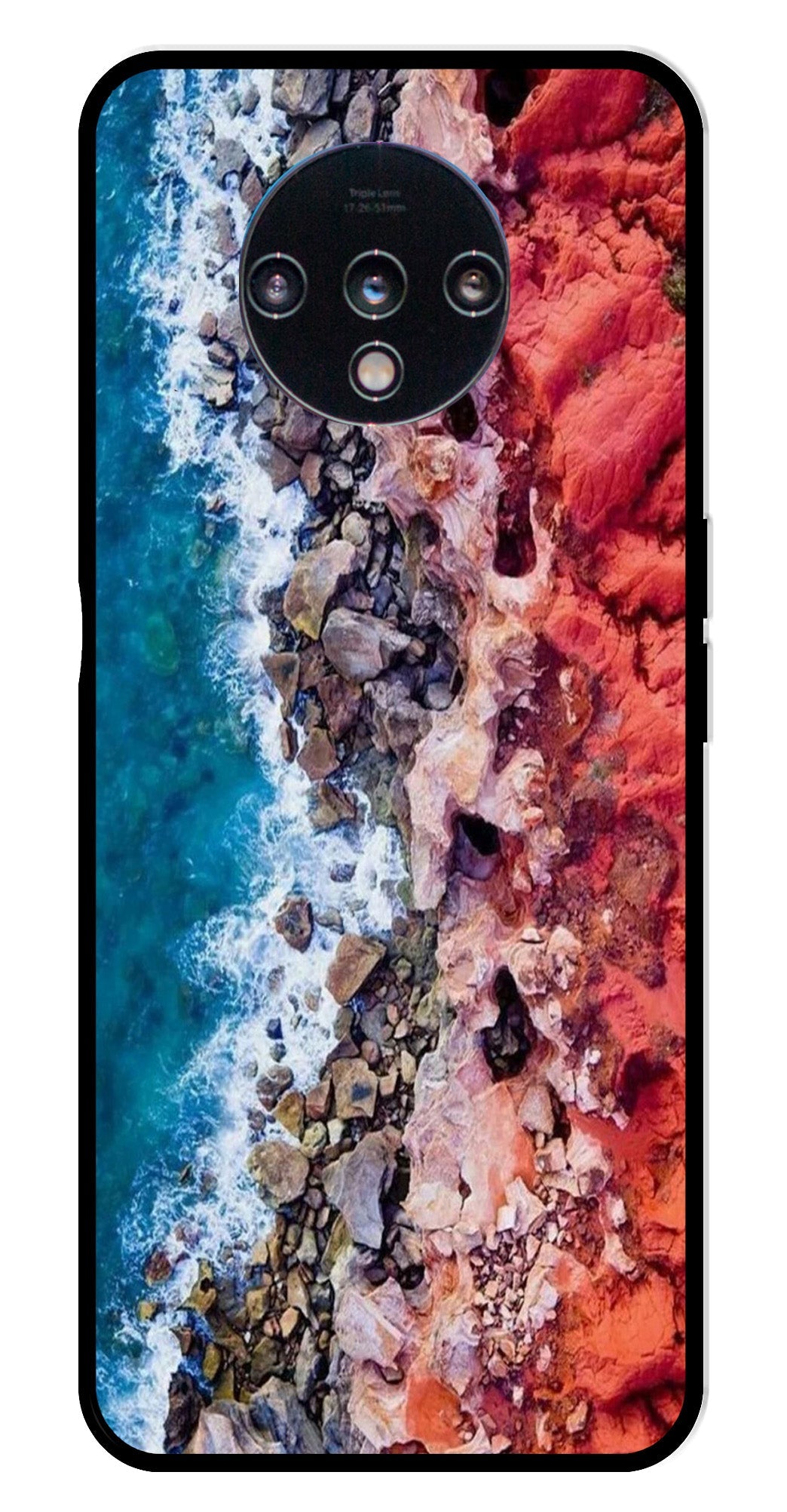 Sea Shore Metal Mobile Case for OnePlus 7T