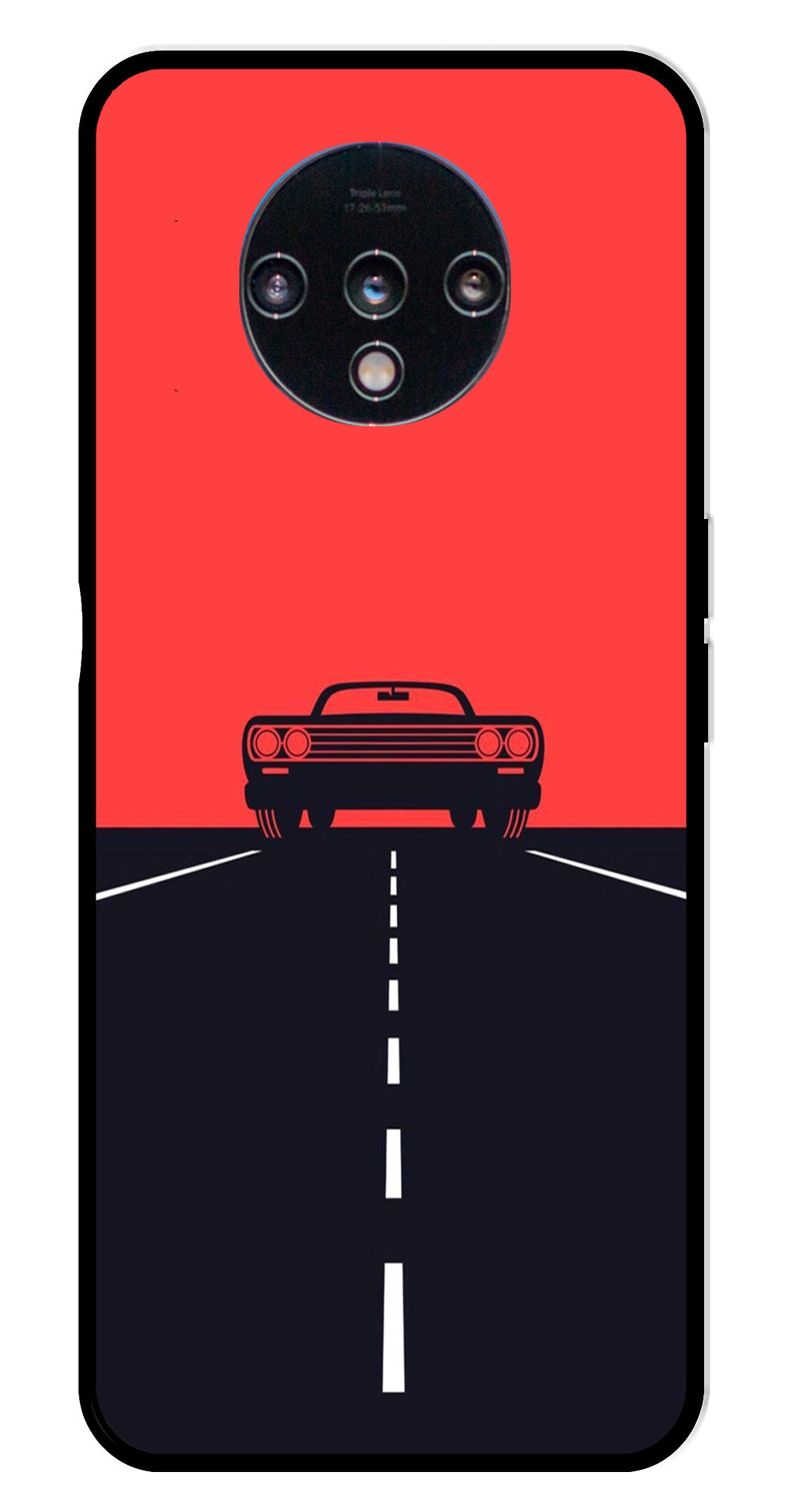 Car Lover Metal Mobile Case for OnePlus 7T