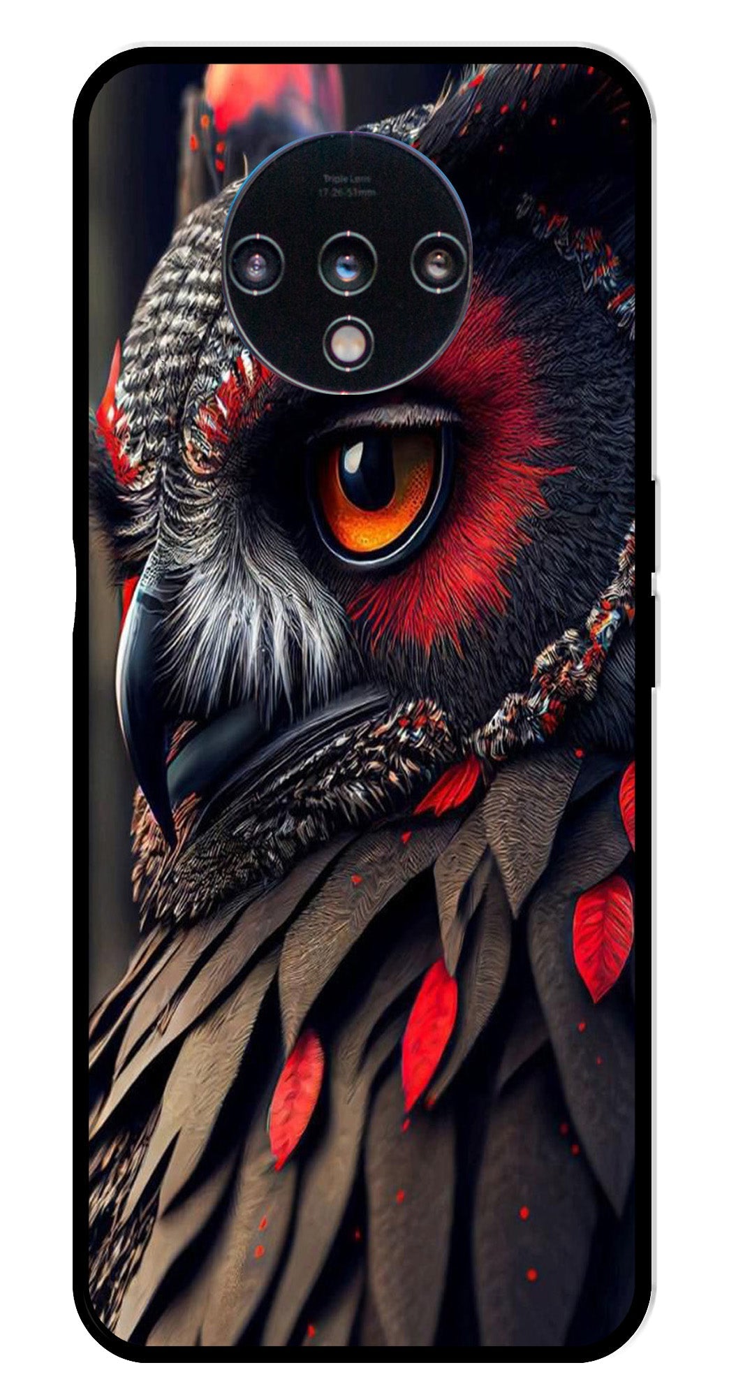 Owl Design Metal Mobile Case for OnePlus 7T