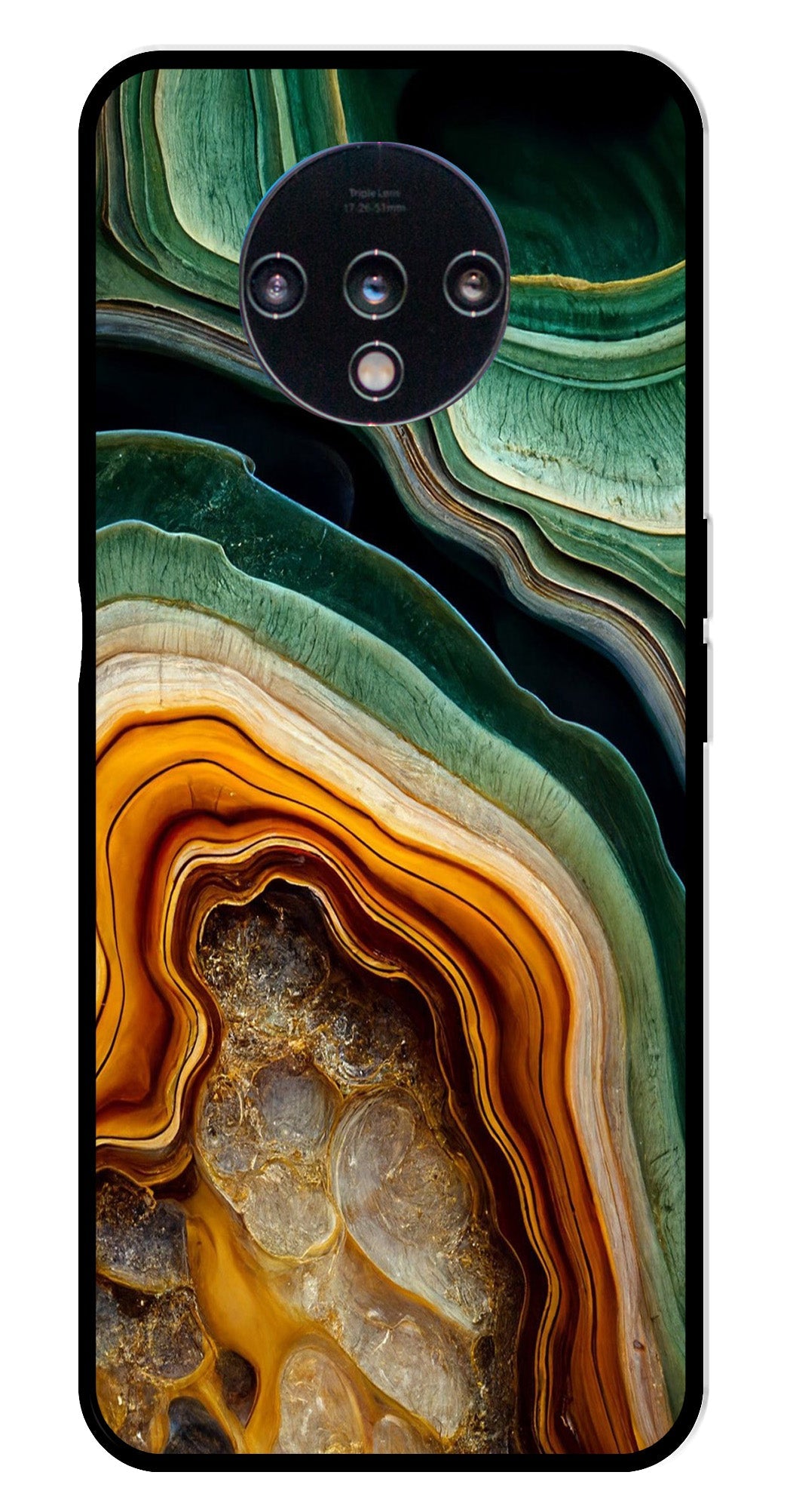 Marble Design Metal Mobile Case for OnePlus 7T