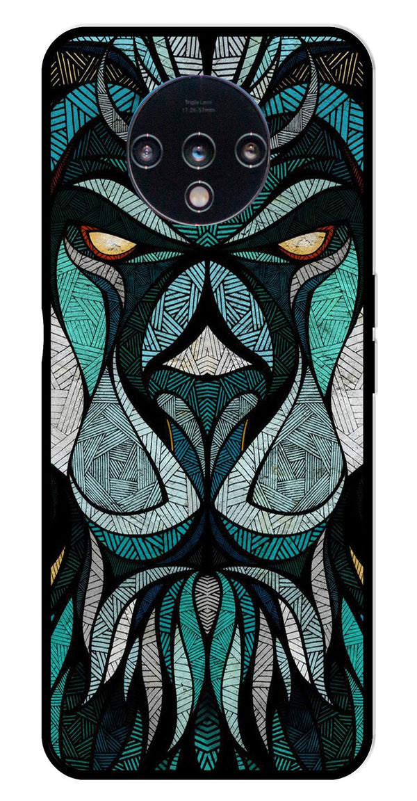 Lion Pattern Metal Mobile Case for OnePlus 7T