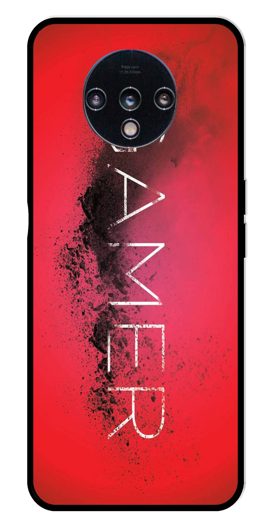 Gamer Pattern Metal Mobile Case for OnePlus 7T