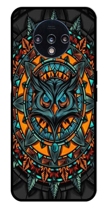 Owl Pattern Metal Mobile Case for OnePlus 7T