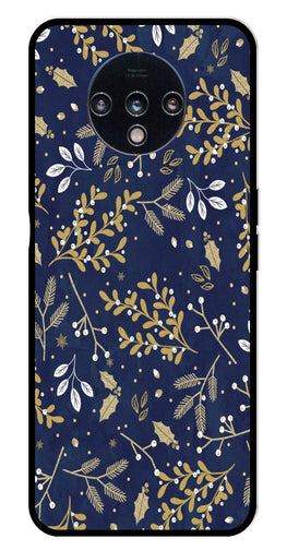Floral Pattern  Metal Mobile Case for OnePlus 7T