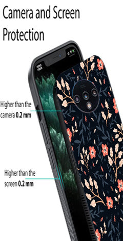Floral Pattern Metal Mobile Case for OnePlus 7T