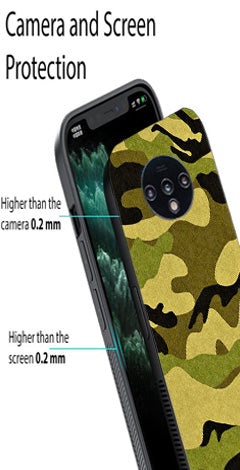 Army Pattern Metal Mobile Case for OnePlus 7T