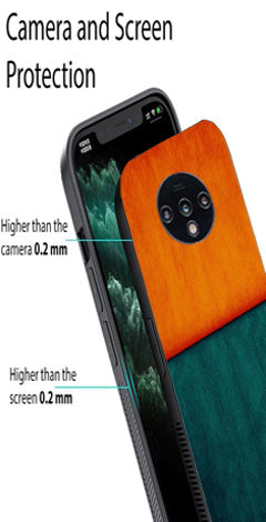 Orange Green Pattern Metal Mobile Case for OnePlus 7T